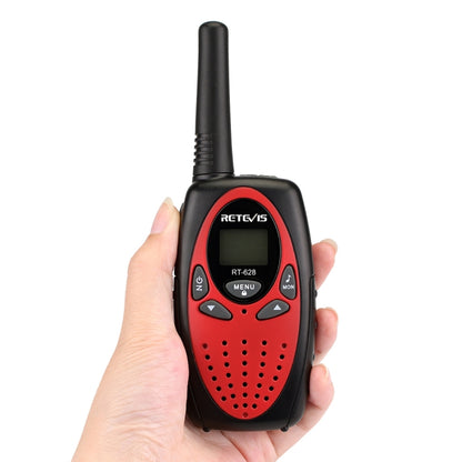 1 Pair RETEVIS RT628 0.5W US Frequency 462.550-467.7125MHz 22CHS Handheld Children Walkie Talkie(Red) - Children by RETEVIS | Online Shopping South Africa | PMC Jewellery | Buy Now Pay Later Mobicred