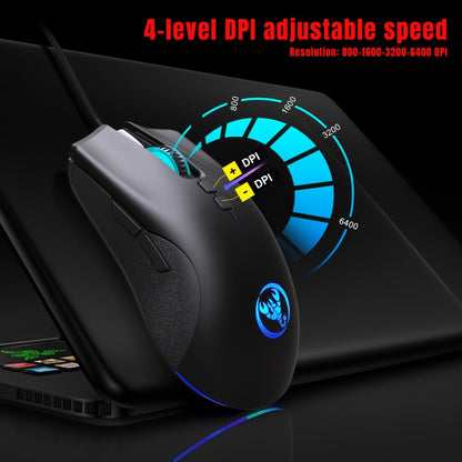 HXSJ P6+V100+A883 Keyboard Mouse Converter + One-handed Keyboard + Gaming Mouse Set - Wired Mice by HXSJ | Online Shopping South Africa | PMC Jewellery | Buy Now Pay Later Mobicred