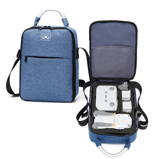 Shockproof Waterproof Single Shoulder Storage Travel Carrying Cover Case Box for DJI Air 2S(Blue+Black Liner) - Backpacks & Bags by PMC Jewellery | Online Shopping South Africa | PMC Jewellery | Buy Now Pay Later Mobicred