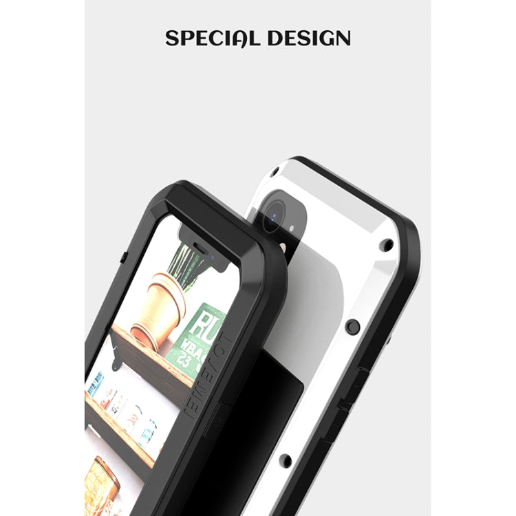 For iPhone 12 LOVE MEI Metal Shockproof Life Waterproof Dustproof Protective Case(Silver) - free shipping - PMC TechLife - Order now!