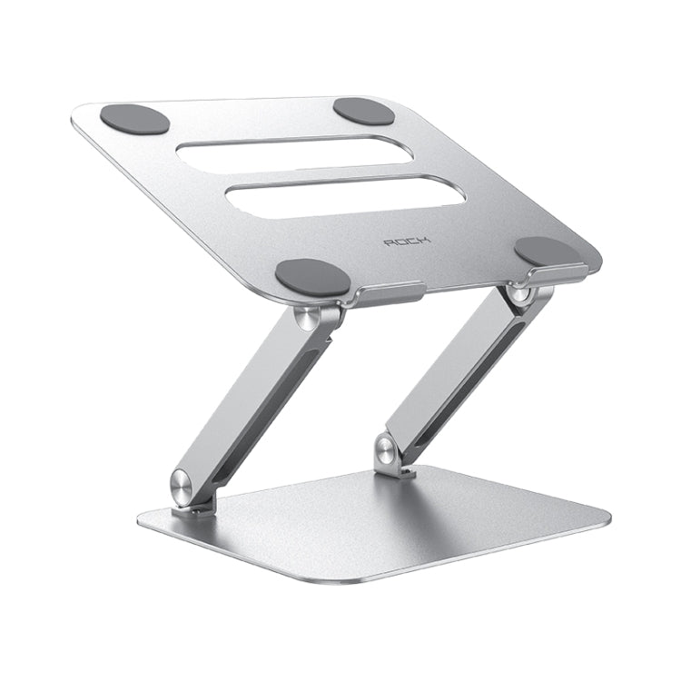 ROCK RPH0972 Aluminum Alloy Liftable Laptop Cooling Bracket(Silver) - MacBook Holder by ROCK | Online Shopping South Africa | PMC Jewellery | Buy Now Pay Later Mobicred