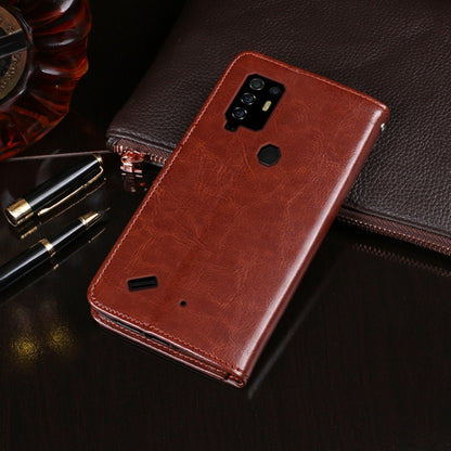 For Ulefone Armor 10 5G idewei Crazy Horse Texture Horizontal Flip Leather Case with Holder & Card Slots & Wallet(Brown) - More Brand by idewei | Online Shopping South Africa | PMC Jewellery | Buy Now Pay Later Mobicred