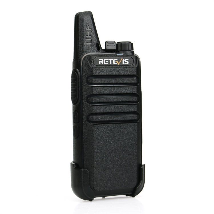 1 Pair RETEVIS RT622 EU Frequency 400-480MHz 16CHS Two Way Radio Handheld Walkie Talkie, EU Plug(Black) - Handheld Walkie Talkie by RETEVIS | Online Shopping South Africa | PMC Jewellery | Buy Now Pay Later Mobicred