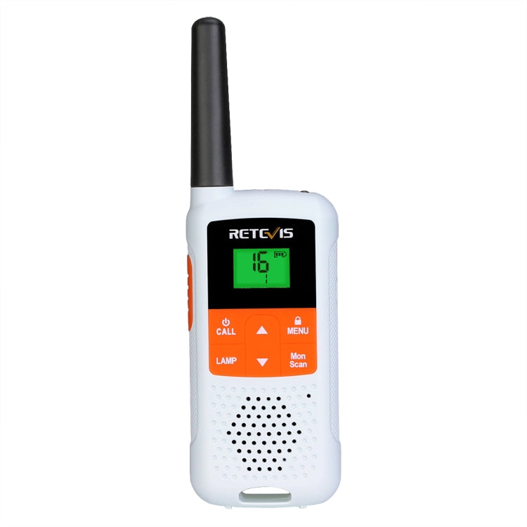 1 Pair RETEVIS RT649B 0.5W EU Frequency 446.00625-446.19375MHz 16CHS Two Way Radio Handheld Walkie Talkie, EU Plug(White) - free shipping - PMC Jewellery - Order now!