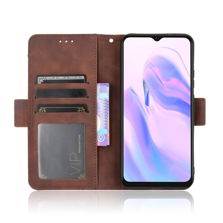 For Blackview A70 (2021) Skin Feel Calf Pattern Horizontal Flip Leather Case with Holder & Card Slots & Photo Frame(Brown) - More Brand by PMC Jewellery | Online Shopping South Africa | PMC Jewellery | Buy Now Pay Later Mobicred
