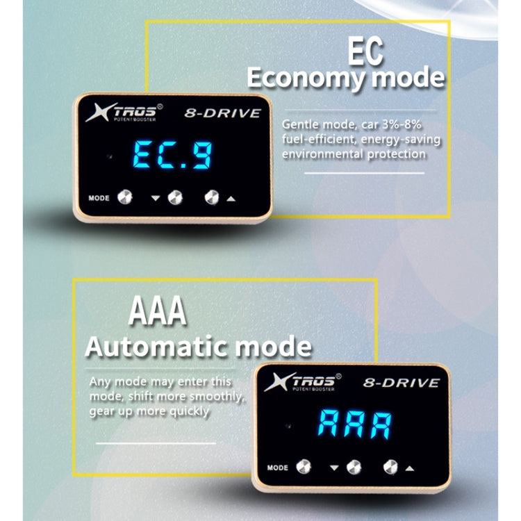 For Jeep Wrangler JL 2018-2019 TROS 8-Drive Potent Booster Electronic Throttle Controller Speed Booster - Car Modification by TROS | Online Shopping South Africa | PMC Jewellery | Buy Now Pay Later Mobicred