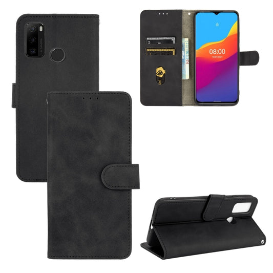 For Ulefone Note 10 Solid Color Skin Feel Magnetic Buckle Horizontal Flip Calf Texture PU Leather Case with Holder & Card Slots & Wallet(Black) - Ulefone Cases by PMC Jewellery | Online Shopping South Africa | PMC Jewellery | Buy Now Pay Later Mobicred