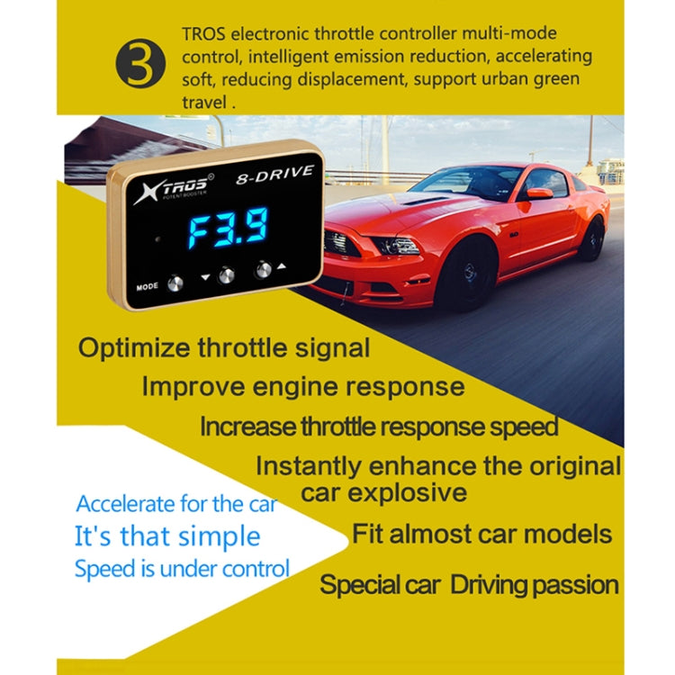 For Subaru Outback 2008- TROS 8-Drive Potent Booster Electronic Throttle Controller Speed Booster - Car Modification by TROS | Online Shopping South Africa | PMC Jewellery | Buy Now Pay Later Mobicred