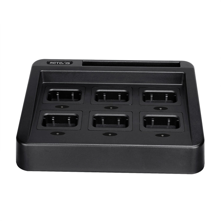 RETEVIS RTC48 Multi-function Interchangeable Slots Six-Way Walkie Talkie Charger for Retevis RT48/RT648 - free shipping - PMC Jewellery - Order now!
