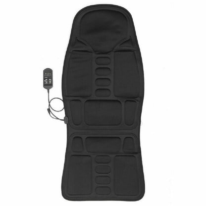 5 Massage Heads 8 Modes Car / Household Multifunctional Whole Body Cervical Massage Seat Cushion, Plug Type:UK Plug(Black) - Seat Accessories by PMC Jewellery | Online Shopping South Africa | PMC Jewellery | Buy Now Pay Later Mobicred