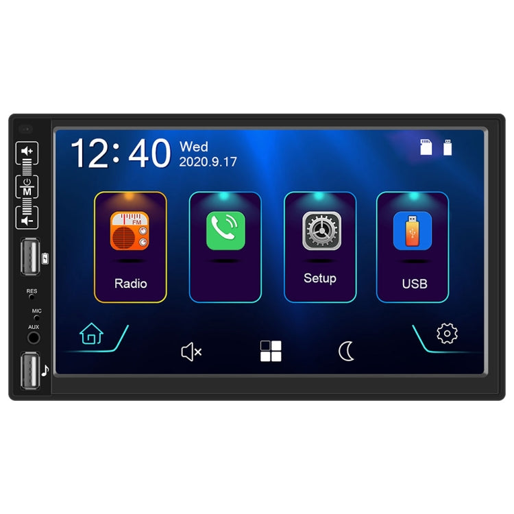 A2891 7 inch Car HD MP5 Carplay Bluetooth Music Player Reversing Image All-in-one Machine Support FM / U Disk with Remote Controler, Style:Standard - Car MP3 & MP4 & MP5 by PMC Jewellery | Online Shopping South Africa | PMC Jewellery | Buy Now Pay Later Mobicred