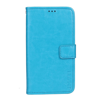 For Oukitel C23 Pro idewei Crazy Horse Texture Horizontal Flip Leather Case with Holder & Card Slots & Wallet(Sky Blue) - More Brand by idewei | Online Shopping South Africa | PMC Jewellery | Buy Now Pay Later Mobicred