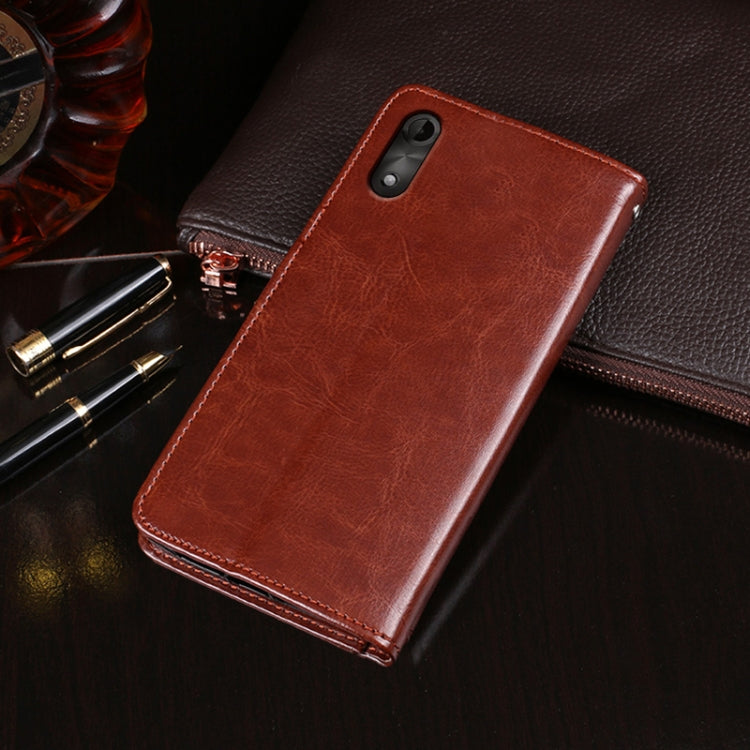 For Wiko Y51 idewei Crazy Horse Texture Horizontal Flip Leather Case with Holder & Card Slots & Wallet(Red) - Wiko by idewei | Online Shopping South Africa | PMC Jewellery | Buy Now Pay Later Mobicred