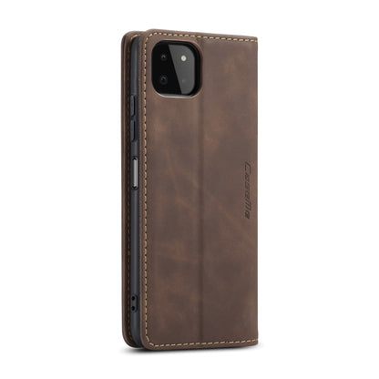 For Samsung Galaxy A22 5G CaseMe 013 Multifunctional Horizontal Flip Leather Case with Card Slot & Holder & Wallet(Coffee) - Galaxy Phone Cases by CaseMe | Online Shopping South Africa | PMC Jewellery | Buy Now Pay Later Mobicred