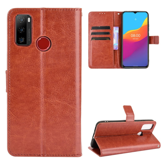 For Ulefone Note 10 Crazy Horse Texture Horizontal Flip Leather Case with Holder & Card Slots & Lanyard(Brown) - Ulefone Cases by PMC Jewellery | Online Shopping South Africa | PMC Jewellery | Buy Now Pay Later Mobicred