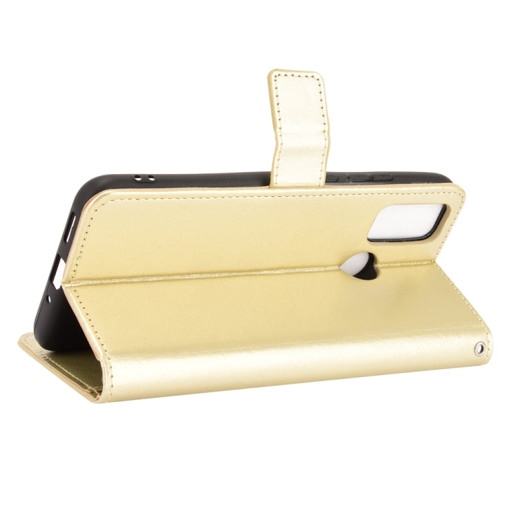For Ulefone Note 10 Crazy Horse Texture Horizontal Flip Leather Case with Holder & Card Slots & Lanyard(Gold) - Ulefone Cases by PMC Jewellery | Online Shopping South Africa | PMC Jewellery | Buy Now Pay Later Mobicred