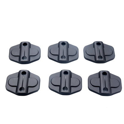 A5565 6 PCS Car Door Lock Cover for Jeep Wrangler JL JLU 2018-2019 - Locks & Hasps by PMC Jewellery | Online Shopping South Africa | PMC Jewellery | Buy Now Pay Later Mobicred