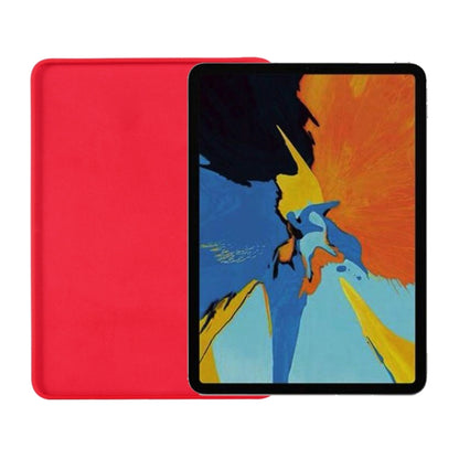 Solid Color Liquid Silicone Shockpoof Tablet Case For iPad Air 11 2024 / Air 2022 / 2020 10.9(Red) - iPad Air (2022) / (2020) 10.9 Cases by PMC Jewellery | Online Shopping South Africa | PMC Jewellery | Buy Now Pay Later Mobicred