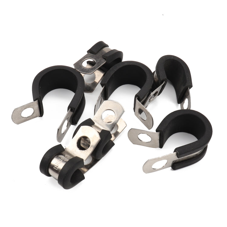 A1196 52 in 1 Car Rubber Cushion Pipe Clamps Stainless Steel Clamps - Booster Cable & Clip by PMC Jewellery | Online Shopping South Africa | PMC Jewellery | Buy Now Pay Later Mobicred