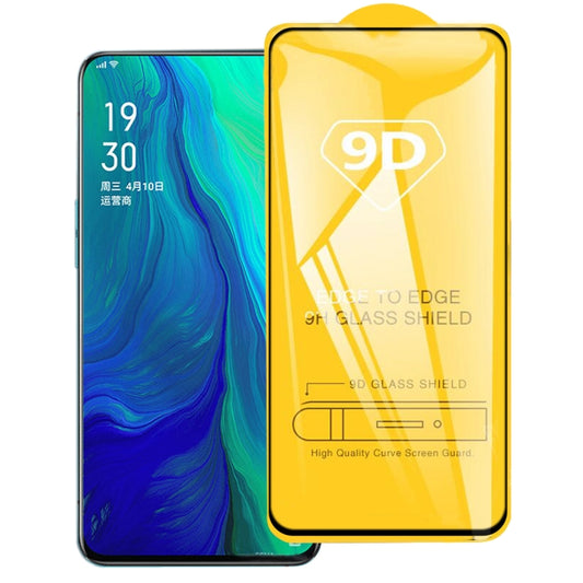 For OPPO Reno5 5G / Reno5 Z 5G 9D Full Glue Full Screen Tempered Glass Film - OPPO Tempered Glass by PMC Jewellery | Online Shopping South Africa | PMC Jewellery | Buy Now Pay Later Mobicred