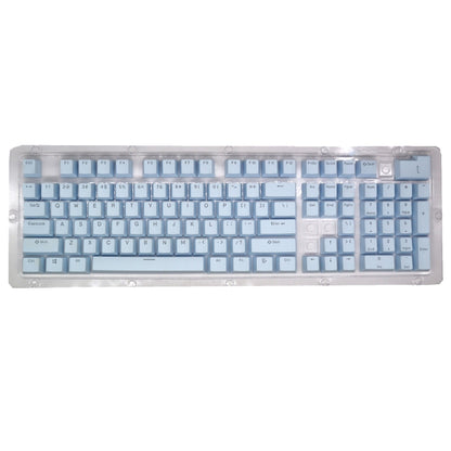 HXSJ P9 104 Keys PBT Color Mechanical Keyboard Keycaps(Light Blue) - Other by HXSJ | Online Shopping South Africa | PMC Jewellery | Buy Now Pay Later Mobicred