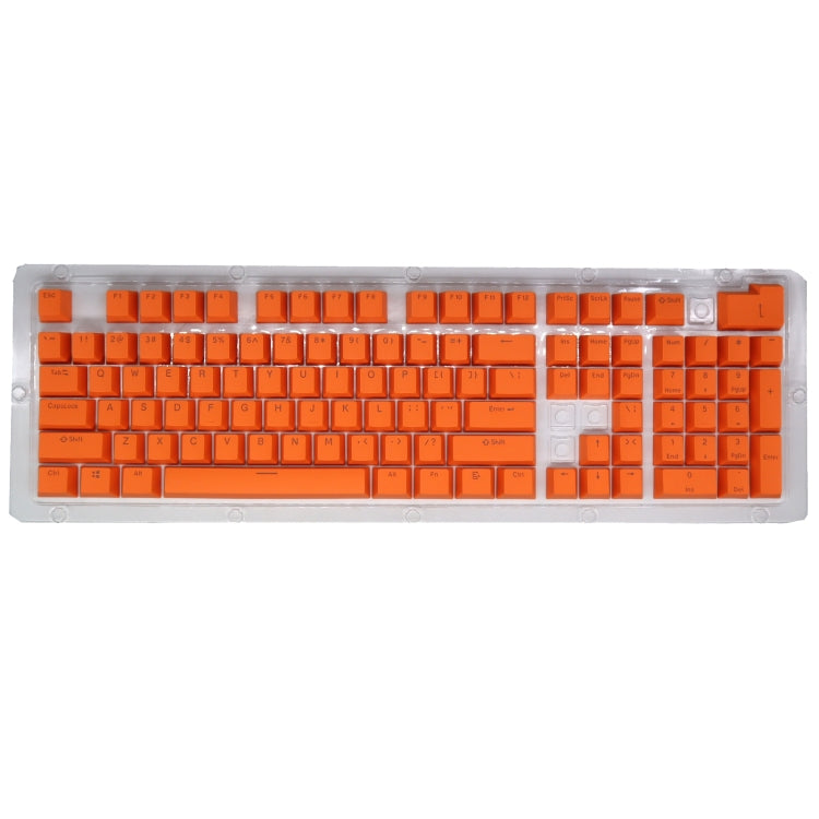 HXSJ P9 104 Keys PBT Color Mechanical Keyboard Keycaps(Orange) - Other by HXSJ | Online Shopping South Africa | PMC Jewellery | Buy Now Pay Later Mobicred