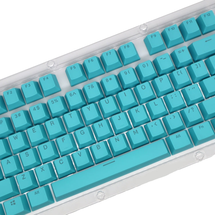 HXSJ P9 104 Keys PBT Color Mechanical Keyboard Keycaps(Lake Blue) - Other by HXSJ | Online Shopping South Africa | PMC Jewellery | Buy Now Pay Later Mobicred