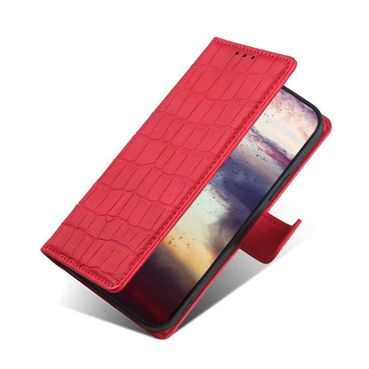 For Doogee X95 Skin Feel Crocodile Texture Magnetic Clasp Horizontal Flip PU Leather Case with Holder & Card Slots & Wallet(Red) - More Brand by PMC Jewellery | Online Shopping South Africa | PMC Jewellery | Buy Now Pay Later Mobicred