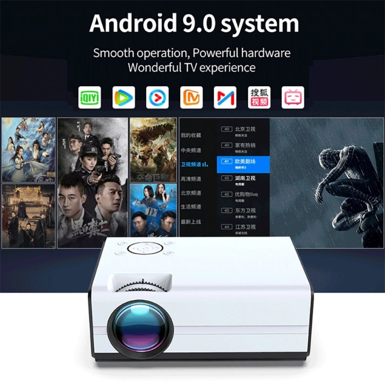 WEJOY Y5 800x480P 80 ANSI Lumens Portable Home Theater LED HD Digital Projector, Android 9.0, 1G+8G, AU Plug - LED Projector by WEJOY | Online Shopping South Africa | PMC Jewellery | Buy Now Pay Later Mobicred