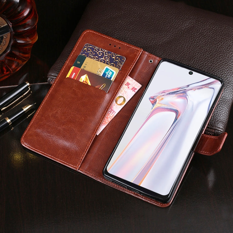 For Blackview A100 idewei Crazy Horse Texture Horizontal Flip Leather Case with Holder & Card Slots & Wallet(Sky Blue) - More Brand by idewei | Online Shopping South Africa | PMC Jewellery