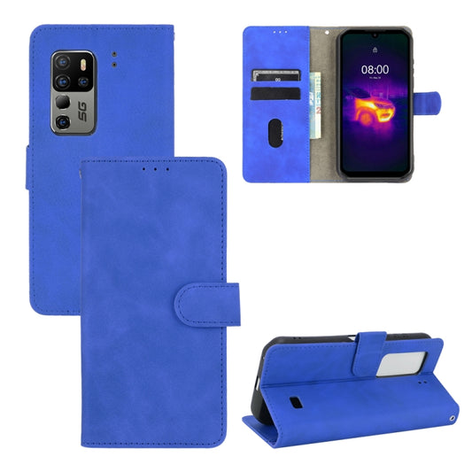 For Ulefone Armor 11T 5G Solid Color Skin Feel Magnetic Buckle Horizontal Flip Calf Texture PU Leather Case with Holder & Card Slots & Wallet(Blue) - Ulefone Cases by PMC Jewellery | Online Shopping South Africa | PMC Jewellery | Buy Now Pay Later Mobicred