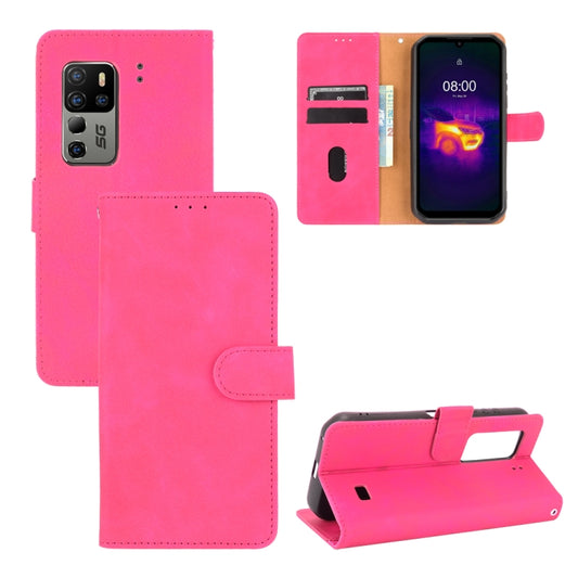 For Ulefone Armor 11T 5G Solid Color Skin Feel Magnetic Buckle Horizontal Flip Calf Texture PU Leather Case with Holder & Card Slots & Wallet(Rose Red) - Ulefone Cases by PMC Jewellery | Online Shopping South Africa | PMC Jewellery | Buy Now Pay Later Mobicred