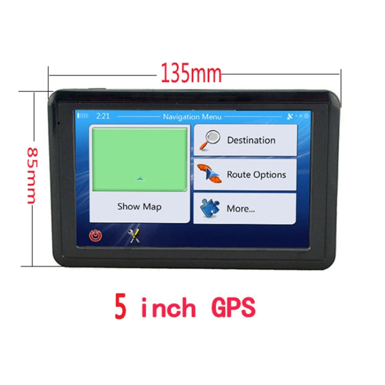 Q5 Car 5 inch HD TFT Touch Screen GPS Navigator Support TF Card / MP3 / FM Transmitter, Specification:North America Map - Car Monitor by PMC Jewellery | Online Shopping South Africa | PMC Jewellery | Buy Now Pay Later Mobicred