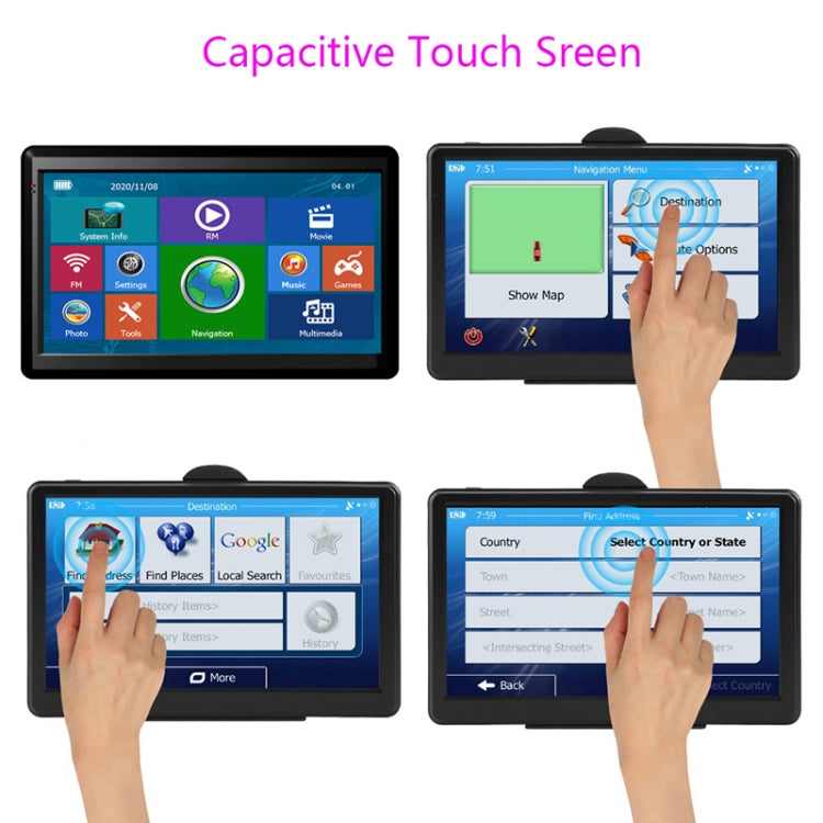 7 inch Car GPS Navigator 8G+256M Capacitive Screen High Configuration, Specification:South America Map - Car MP3 & MP4 & MP5 by PMC TechLife | Online Shopping South Africa | PMC TechLife | Buy Now Pay Later Mobicred