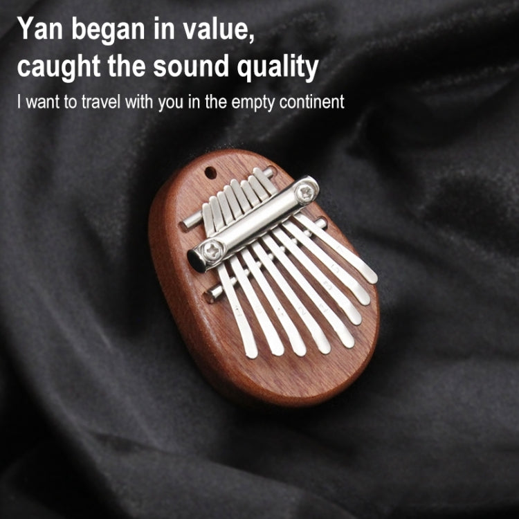 Mini 8 Tone Thumb Piano Kalimba Musical Instruments, Random Packaging(Acrylic Chinchilla) - Keyboard Accessories by PMC TechLife | Online Shopping South Africa | PMC TechLife | Buy Now Pay Later Mobicred