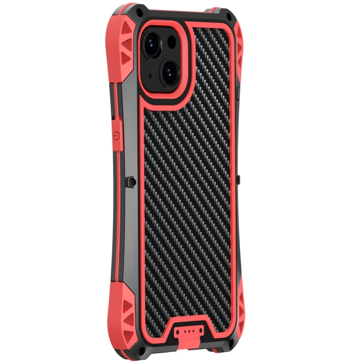 For iPhone 13 Pro Max R-JUST AMIRA Shockproof Dustproof Waterproof Metal Protective Case (Red) - iPhone 13 Pro Max Cases by R-JUST | Online Shopping South Africa | PMC TechLife | Buy Now Pay Later Mobicred