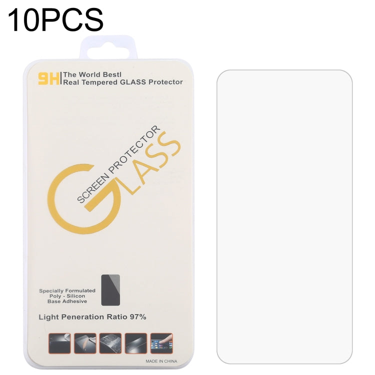 For Doogee V10 5G 10 PCS 0.26mm 9H 2.5D Tempered Glass Film - For Doogee by PMC Jewellery | Online Shopping South Africa | PMC Jewellery | Buy Now Pay Later Mobicred
