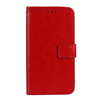 idewei Crazy Horse Texture Horizontal Flip Leather Case with Holder & Card Slots & Wallet For Doogee S97 Pro(Red) - More Brand by idewei | Online Shopping South Africa | PMC Jewellery | Buy Now Pay Later Mobicred