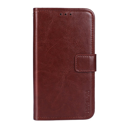 idewei Crazy Horse Texture Horizontal Flip Leather Case with Holder & Card Slots & Wallet For Tecno Spark 7P(Brown) - Tecno Cases by idewei | Online Shopping South Africa | PMC Jewellery | Buy Now Pay Later Mobicred