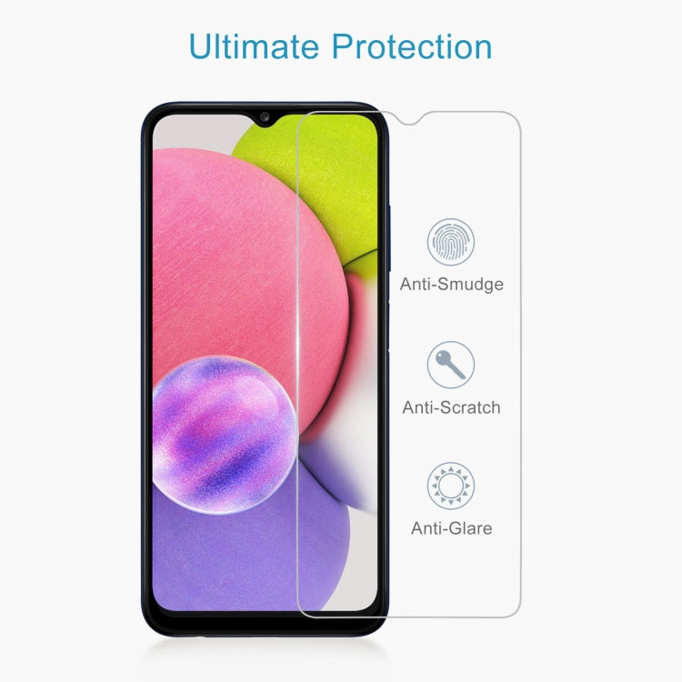 For Samsung Galaxy A03s 50 PCS 0.26mm 9H 2.5D Tempered Glass Film - Galaxy Tempered Glass by PMC Jewellery | Online Shopping South Africa | PMC Jewellery