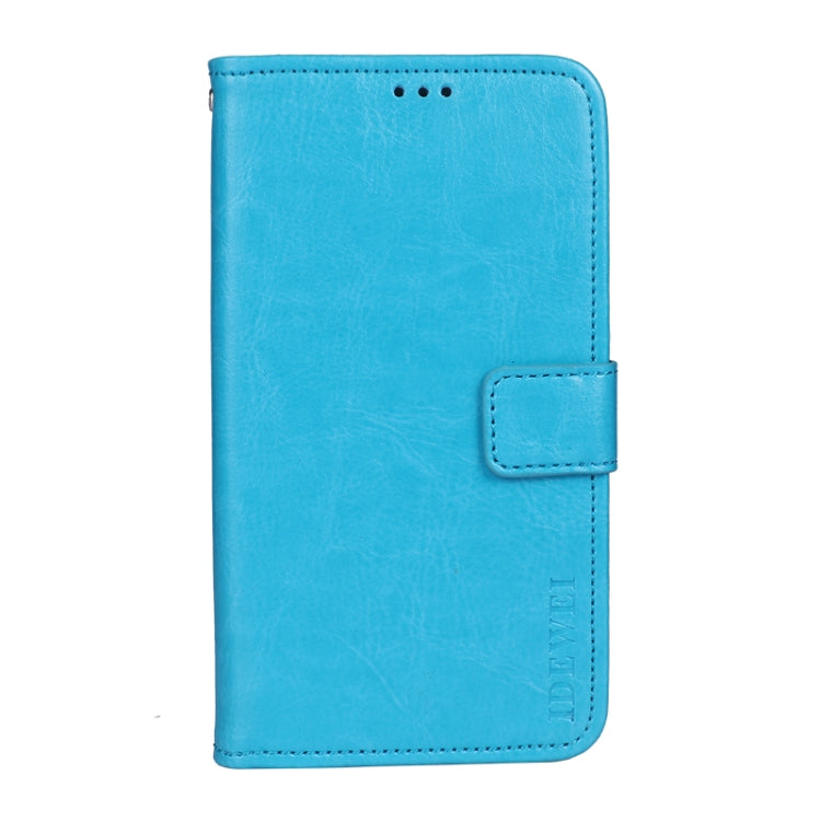 For Ulefone Armor 11 5G idewei Crazy Horse Texture Horizontal Flip Leather Case with Holder & Card Slots & Wallet(Sky Blue) - More Brand by idewei | Online Shopping South Africa | PMC Jewellery | Buy Now Pay Later Mobicred