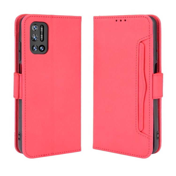 For Doogee N40 Pro Skin Feel Calf Pattern Horizontal Flip Leather Case with Holder & Card Slots & Photo Frame(Red) - More Brand by PMC Jewellery | Online Shopping South Africa | PMC Jewellery | Buy Now Pay Later Mobicred