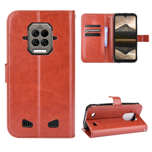 For Doogee S86 / S86 Pro Crazy Horse Texture Horizontal Flip Leather Case with Holder & Card Slots & Lanyard(Brown) - More Brand by PMC Jewellery | Online Shopping South Africa | PMC Jewellery | Buy Now Pay Later Mobicred