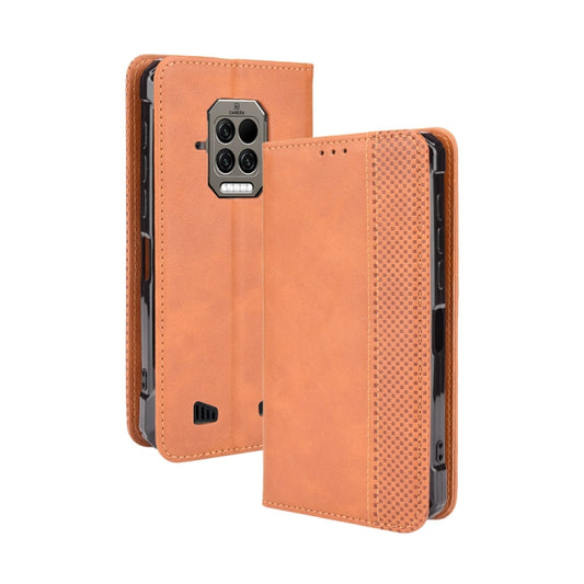 For Doogee S86 / S86 Pro Magnetic Buckle Retro Pattern Horizontal Flip Leather Case with Holder & Card Slot & Wallet(Brown) - More Brand by PMC Jewellery | Online Shopping South Africa | PMC Jewellery | Buy Now Pay Later Mobicred