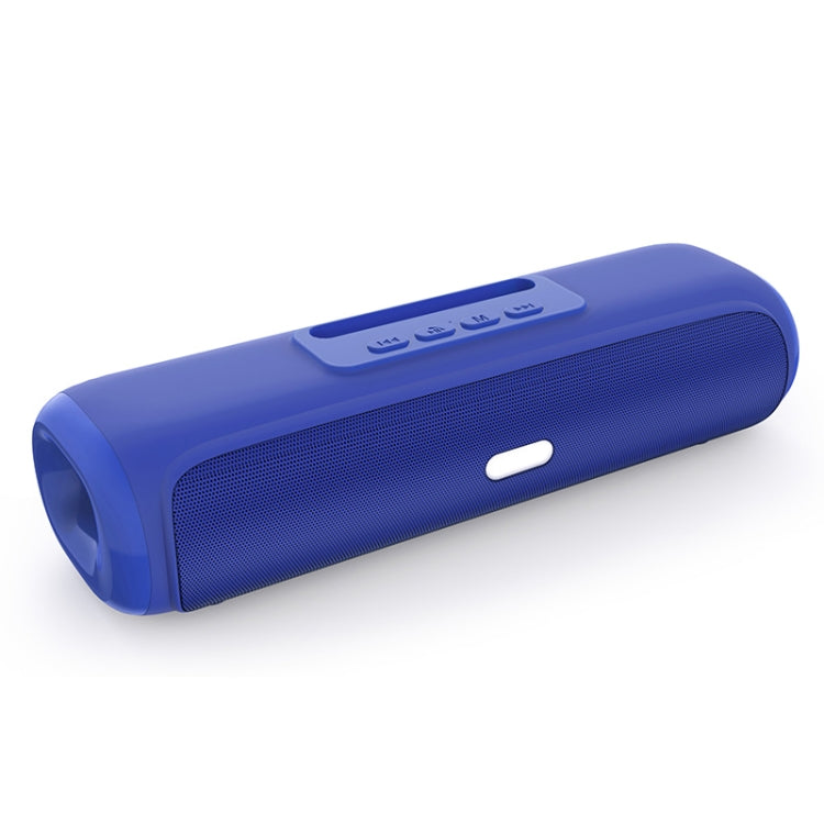 NewRixing NR-2027 TWS Long Bar Shaped Bluetooth Speaker with Mobile Phone Holder(Blue) - Desktop Speaker by NewRixing | Online Shopping South Africa | PMC Jewellery | Buy Now Pay Later Mobicred