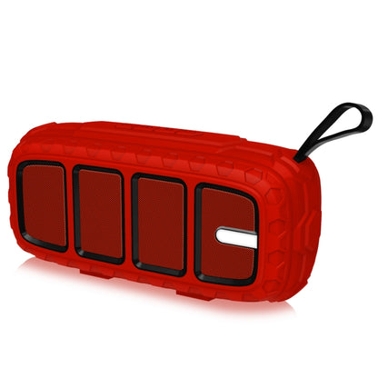 NewRixing NR-5018 Outdoor Portable Bluetooth Speaker, Support Hands-free Call / TF Card / FM / U Disk(Red+Black) - Desktop Speaker by NewRixing | Online Shopping South Africa | PMC Jewellery | Buy Now Pay Later Mobicred