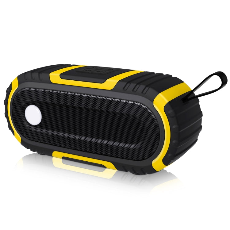 NewRixing NR-5016 Outdoor Splash-proof Water Bluetooth Speaker, Support Hands-free Call / TF Card / FM / U Disk(Yellow) - Desktop Speaker by NewRixing | Online Shopping South Africa | PMC Jewellery | Buy Now Pay Later Mobicred