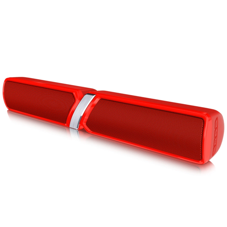 NewRixing NR-6017 Outdoor Portable Bluetooth Speaker, Support Hands-free Call / TF Card / FM / U Disk(Red) - Desktop Speaker by NewRixing | Online Shopping South Africa | PMC Jewellery | Buy Now Pay Later Mobicred