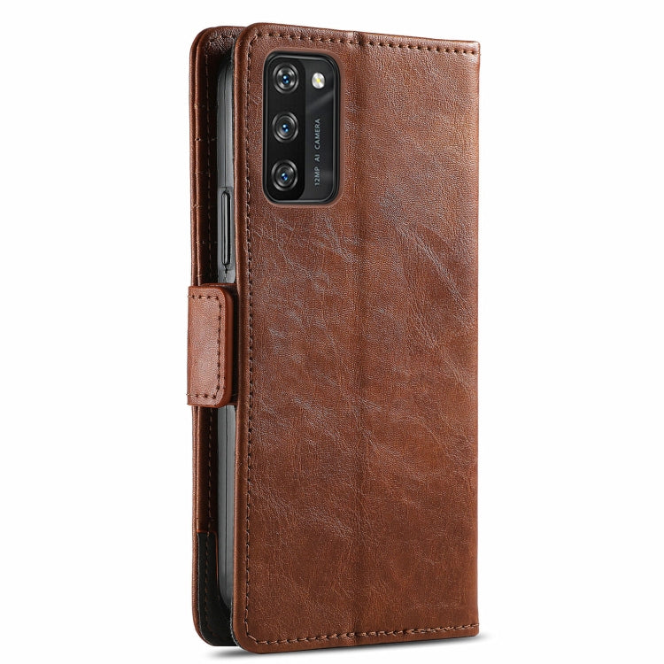 For Blackview A100 CaseNeo Business Splicing Dual Magnetic Buckle Horizontal Flip PU Leather Case with Holder & Card Slots & Wallet(Brown) - More Brand by PMC Jewellery | Online Shopping South Africa | PMC Jewellery | Buy Now Pay Later Mobicred