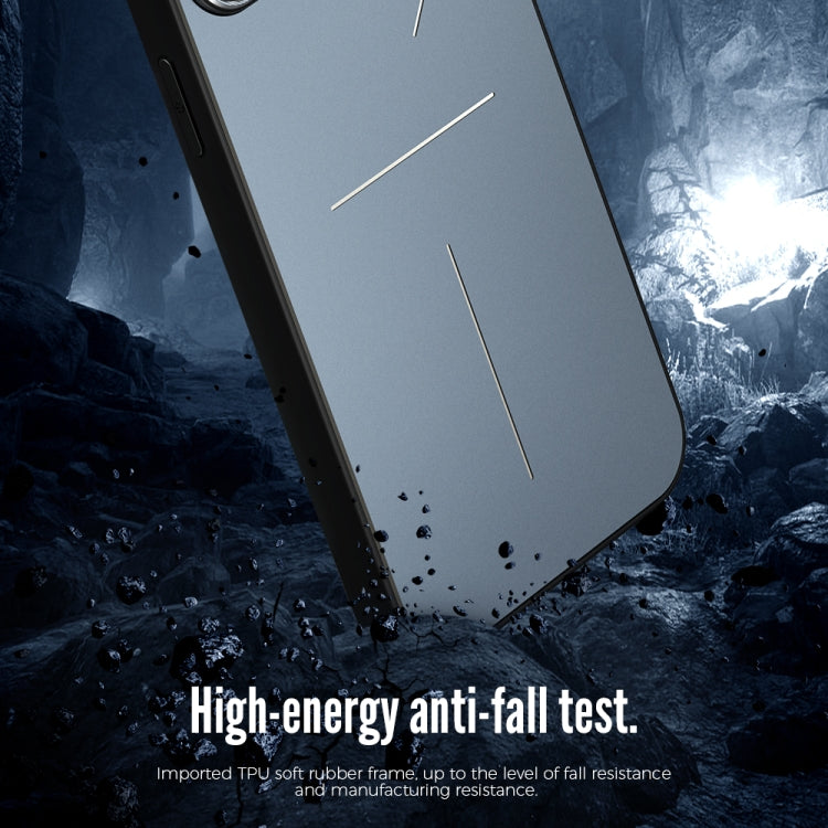 For iPhone 13 Pro Max R-JUST RJ-52 3-Line Style Metal TPU Shockproof Protective Case (Silver) - iPhone 13 Pro Max Cases by R-JUST | Online Shopping South Africa | PMC TechLife | Buy Now Pay Later Mobicred